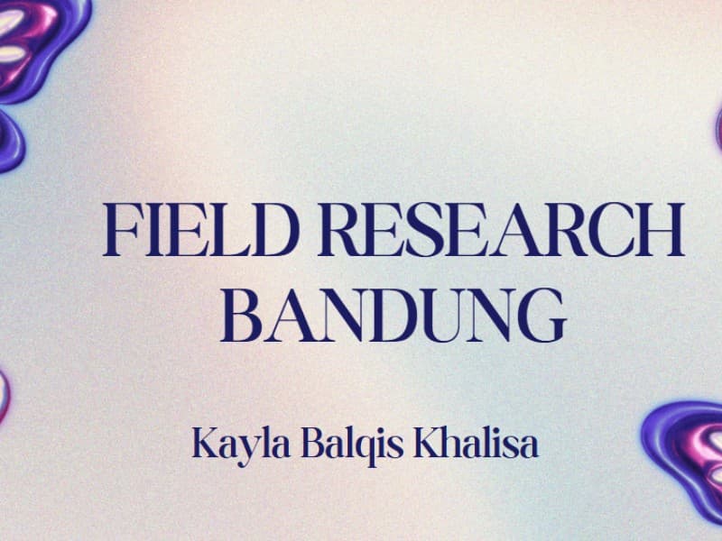field research bandung